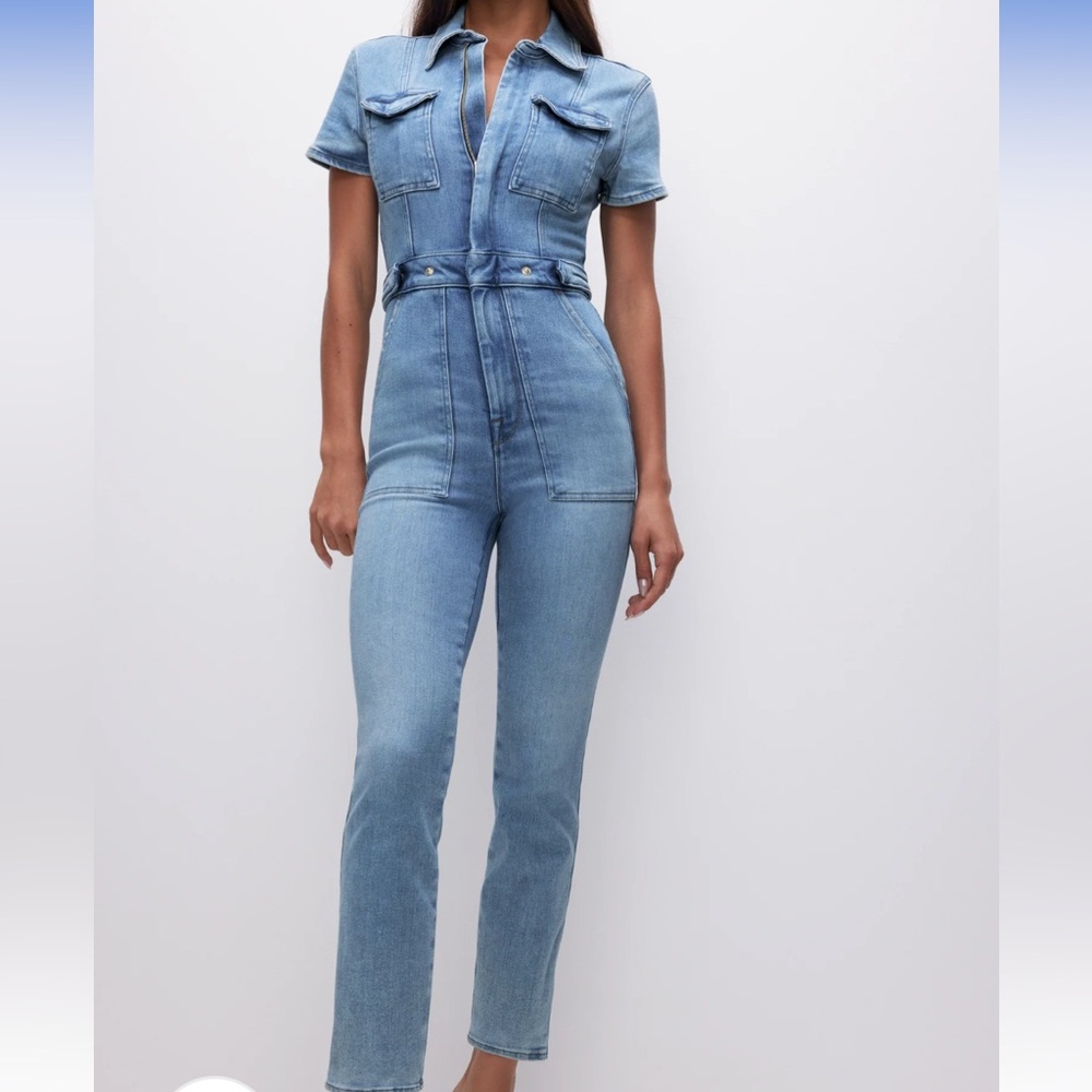 Fit For Success Denim Jumpsuit
